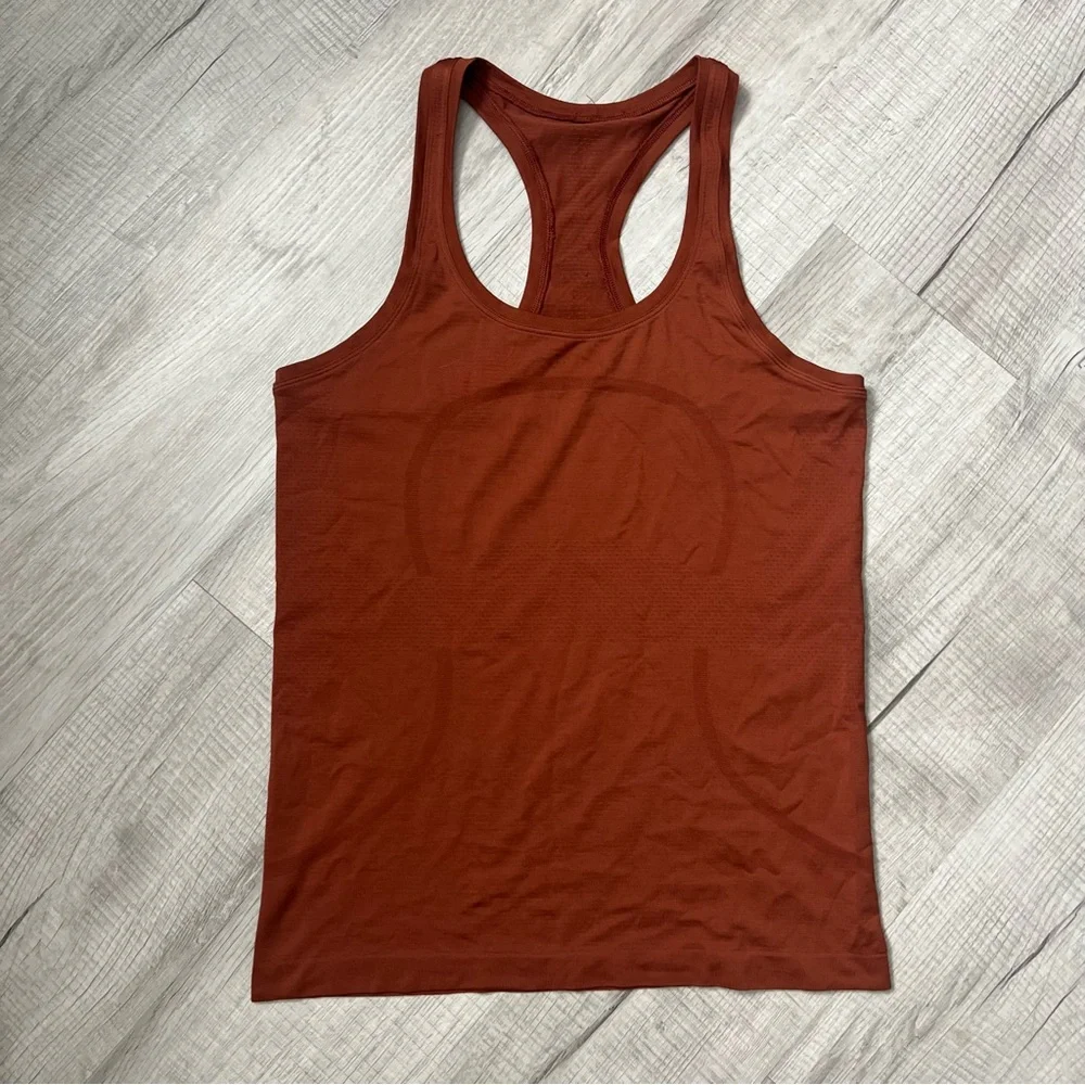 LULULEMON Swiftly Tech Racerback Tank Top
Dark Terracotta Size 8 - Picture 3 of 9